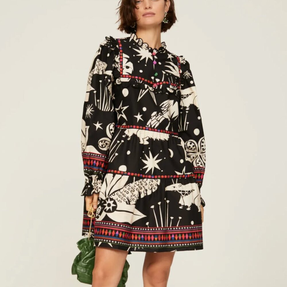 Farm Rio : Cerrado Sky Mini Dress : S